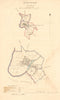 EVESHAM borough/town plan. BOUNDARY REVIEW. Worcestershire. DAWSON 1837 map