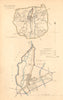 ROMSEY borough/town plan. BOUNDARY REVIEW. Hampshire. DAWSON 1837 old map