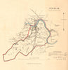 WINDSOR borough/town plan. REFORM ACT. Eton Great Park Berks. DAWSON 1832 map