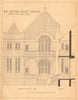 Bedford County Hospital, H.Percy Adams Archt. Elevation of ward ends 1898