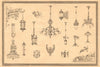 Wrought Iron designs by G.E. Cockburn, 33 Great Pulteney Street, London 1900