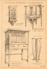 Furniture. Princess of Wales school, Sandringham. Rothchild's School, Ascot 1900