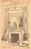 Bedroom Chimney piece, Isaac Rosenwald house. Brun & Hauser Archt. New York 1900