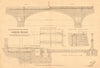 London Bridge, proposed widening of footways. Elevation of centre arch plan 1900