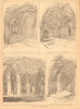 Glasgow Cathedral. Period of vaulting. Compartment transeptal stair aisles 1901