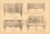 French Empire furniture. Commode Dubois settee Louis XIV Cafferi Wallace 1902
