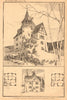Country House, Reichenburg - J. Schmeissner, Architect. Switzerland 1902 print