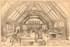 Recreation hall, Abington for Lady Colebrooke. Traill & Stewart. Northants 1902