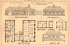 Bangor Eisteddford, village institute prize design by Edmund Willmott. Plan 1902