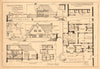 Design for a vicarage in a stone district by Whone. Plans & elevations 1902
