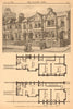 Camberwell housing scheme - Grove Vale, S.E.. London 1902 old antique print