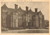 Moyns Park, near Steeple Bumstead, Essex 1903 old antique print picture