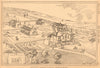 Infectious diseases hospital, Bexhill-on-Sea. Block & plan. Sussex 1903 print