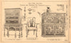 Christies furniture auction Nunthorpe Hall Jacobean cabinet chest arm chair 1903