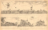 York City Asylum, Naburn. Ward blocks Attendants cottages chapel 1903 print