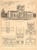 Thompson Memorial Library, Vassar College, Poughkeepsie, New York 1904 print