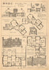 Designs for a house on a hill by Gayville & Dies. Elevations & plans 1905