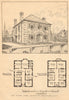 New nurses' home, Silvertown. Sidney R.J. Smith, Architect. Plans. London 1905