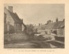 An old village street of cottages 1905 antique vintage print picture