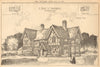 House at Darlington, J.P. Pritchett & son, Architects. Sketch plan. Durham 1905