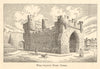 Walmgate Bar, York 1906 old antique vintage print picture