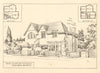 House, Villiers Road, Nottingham. Child & Watts, Architects 1906 old print