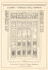 Doorway, Strangers Hall, Norwich. Drawings by Sydney S. Daines. Norfolk 1906