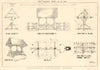15C Lychgate, Heston, Middlesex. Elevation sketch section plan. London 1906
