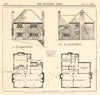 House at Torquay - Waymouth & Johnson, Architects. Elevations plans. Devon 1907