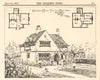 Proposed House, Theydon Bois, Essex. Herbert Clarke, Architect, Chelmsford 1907