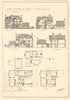 House at Limpsfield, Surrey, for Frank Walker Esq. Elevations & plans 1907