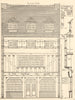 Façade to a popular tea house, by Lion. Placed third. 1907 old antique print