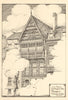 La Maison Flamande au Parc, Bruges, A. Sutherland Constable. Belgium 1907
