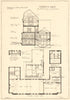 Students Union, University of Liverpool. Ashton Street. Floor plan section 1907