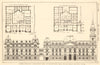 Melbourne Town Hall, Swanston & Collins Streets. Grainger Kennedy Little 1907