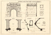South Porch, St Leonards Church, Middleton. Elevations section plan. Sussex 1907