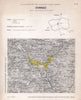 Italy wine. Donnaz DOC. Donnas. Valle d’Aosta 1976 old vintage map plan chart