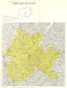 Italy wine. Barbera d'Alba & Superiore DOC. Piemonte. Cuneo 1976 old map