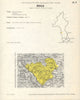 Italy wine. Boca DOC. Piemonte. Novara 1976 old vintage map plan chart