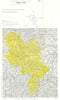 Italy wine. Freisa d'Asti DOC. Piemonte. Asti 1976 old vintage map plan chart