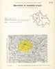 Italy wine. Malvasia di Casorzo d'Asti DOC. Piemonte. Alessandria 1976 old map