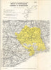 Italy wine. Merlot & Cabernet di Pramaggiore DOC. Veneto. Venezia 1976 old map