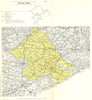 Italy wine. Vini del Piave DOC. Veneto. Treviso, Venezia 1976 old vintage map