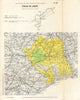 Italy wine. Tocai di Lison DOC. Veneto. Venezia 1976 old vintage map chart