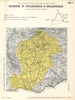 Italy wine. Rossese di Dolceacqua o Dolceacqua DOC. Liguria. Imperia 1976 map