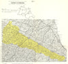 Italy wine. Albana di Romagna DOC. Emilia Romagna Bologna Forli Ravenna 1976 map