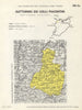 Italy wine. Gutturnio dei Colli Piacentini DOC. Emilia Romagna Piacenza 1976 map