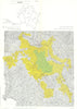 Italy wine. Chianti DOC Toscana Arezzo Firenze Pisa Pistoia Siena Prato 1976 map