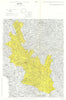 Italy wine. Orvieto DOC. Umbria. Terni 1976 old vintage map plan chart