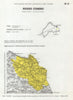 Italy wine. Rosso Conero DOC. Marche. Ancona 1976 old vintage map plan chart